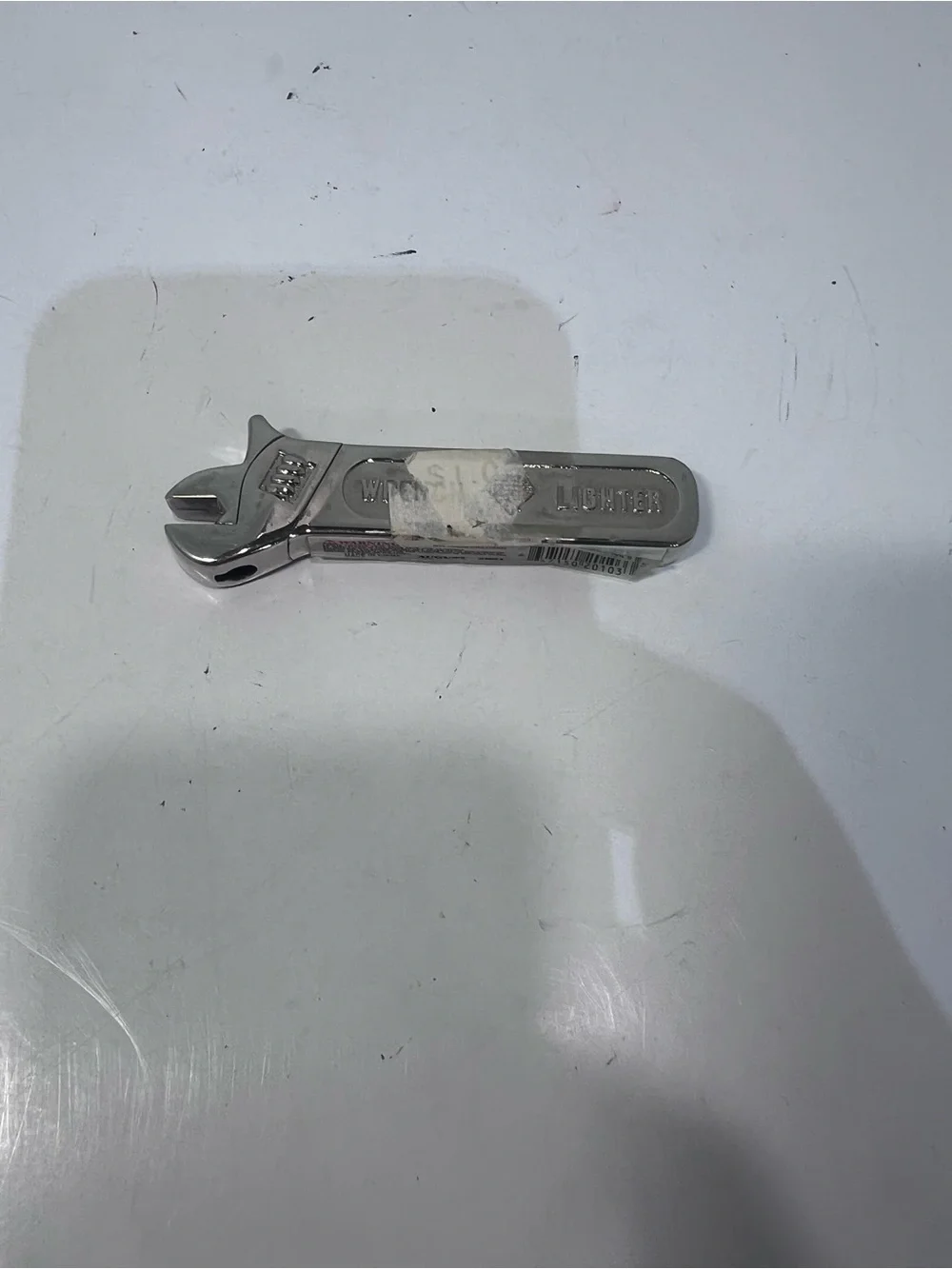 Unlisted Silver Mini Adjustable Wrench lighter